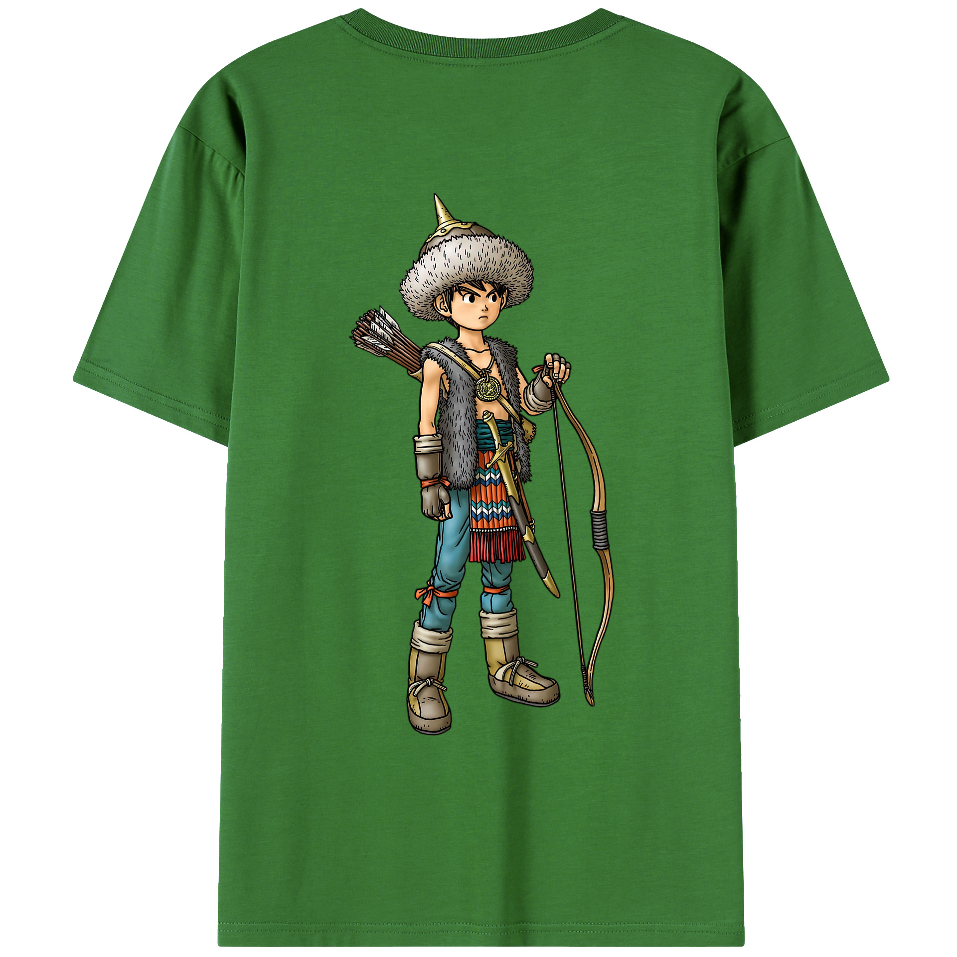 （画像用） ドラゴンクエスト Doragon Kuesuto Dragon Quest レディース半袖Tシャツ(バックプリント)